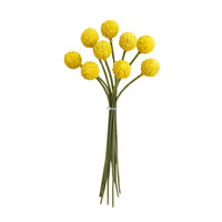 Buket Bunga Daisy Dandelion Buatan Realistis 9 Tangkai Bunga Sutra Buatan Tangan Modern Dekorasi Rumah Auditorium Natal Paskah