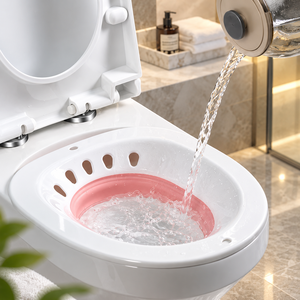 Bidé Portátil con Diseño de Baño de Asiento y Rociador para Higiene Personal en el Hogar - Product Image 5