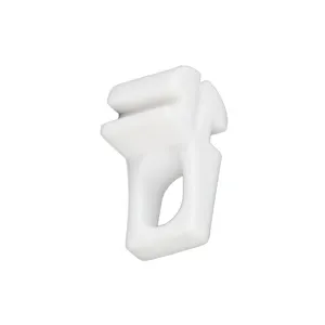 Di alluminio del Metallo Cieco Bianco Liscia di Plastica Abbastanza Binario di Scorrimento Clip Carrier Pista Tenda Corridore