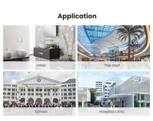 <span class=keywords><strong>Sèche</strong></span>-<span class=keywords><strong>mains</strong></span> automatique à jet d'air haute vitesse 720W, sans balais, à fixation murale pour salle de bain commerciale - Product Image 6