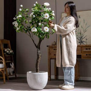 Arbre à roses artificiel de 1,5 m, nouveau produit, haute qualité, décoration rose pour intérieur/hôtel/café/bureau/mariages/banquets - Product Image 5