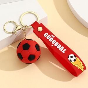 Llavero de Goma 3D con Diseño de Balón de Fútbol, Ecológico, Impreso con UV, para Animar a los Aficionados al Fútbol en la Copa Mundial de Fútbol - Product Image 4