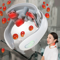 Masseur de cou chauffant portable 3D Shiatsu, sans fil, soulagement de la douleur corporelle, modèle électrique à impulsions cervicales JT-88 OEM/ODM Chine