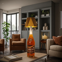 Veilleuse LED à contrôle tactile USB rechargeable Luminosité à 3 niveaux pour dîner de fête de bar décoratif