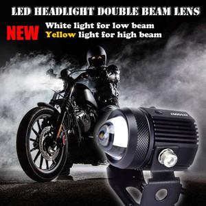 Vente flash Mini phare de conduite Phare de travail H4 H6 T19 <span class=keywords><strong>Hi</strong></span>/Lo Feux de brouillard LED pour moto Motocyclette VTT SUV Tracteur Yacht - Product Image 5