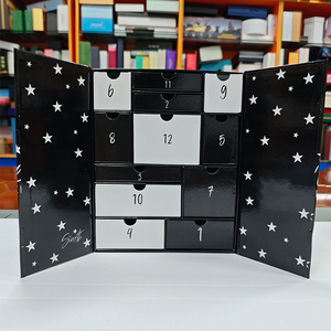 Giáng Sinh Cutout 7-Ngày Advent Lịch Hộp 40*80*40Mm Giấy Bên Trong Hộp Rỗng Skincare Nước Hoa Chai Ngăn Kéo Cho Skincare Nước Hoa - Product Image 6