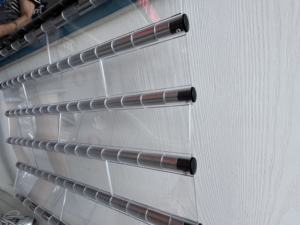 Volet roulant électrique commercial TOMA, transparent, design moderne, en alliage <span class=keywords><strong>d</strong></span>'aluminium, acier inoxydable, <span class=keywords><strong>rideau</strong></span> en cristal - Product Image 2