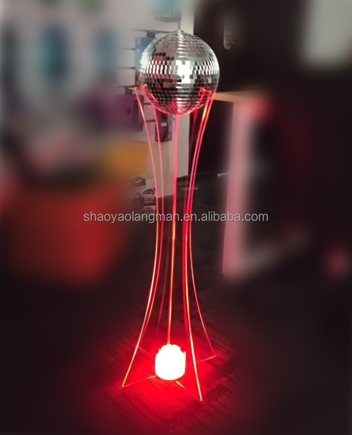 LED+ ball(20cm)+medium shelf-22*30*80cm