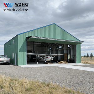 Hangar de aviación con estructura de acero, impermeable, para aviones privados - Product Image 1