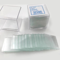 Medical Lab Prepared Microscopic Glass Slides 7101 7102 7105 7104 Coverslip Glass Microscope Slides