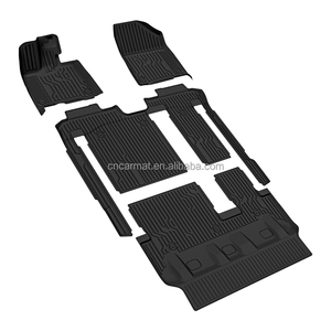 Alfombrillas de coche para Toyota <span class=keywords><strong>Sienna</strong></span> 7 y 8 asientos 2020-2025 alfombrilla de coche antideslizante impermeable personalizada TPE alfombra de coche accesorios interiores - Product Image 3