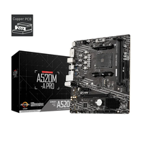Carte mère de jeu de bureau A520m-A Pro avec graphiques intégrés DDR3 8 Go de RAM SATA Disque dur ATX Facteur de forme Interface IDE
