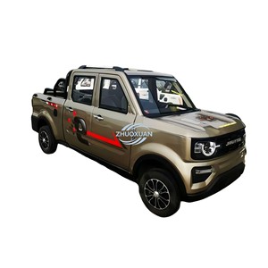 Mini Camioneta Eléctrica de 4 Plazas, Baja Velocidad, 4 Ruedas, Vehículo Eléctrico de Carga para Uso Doméstico y Transporte Agrícola - Product Image 1
