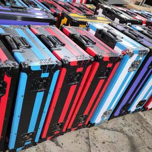 Pioneer Compact DJ Box Boîtier en aluminium étanche EVA Métal Roues intérieures Flight Case C <span class=keywords><strong>DJM900</strong></span> DJ800 X32 OEM ODM Support Stockage - Product Image 6