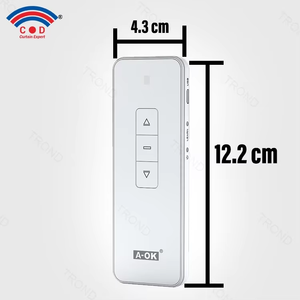 Aok AC127-01-L không dây hệ thống điều khiển kênh duy nhất 433.92MHz tần số cầm tay Emitter có thể sạc lại điều khiển từ xa - Product Image 3