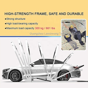 เต็นท์จอดรถแบบพับได้สำหรับคลุมยานพาหนะในสวนบ้านและทางรถวิ่ง - Product Image 2