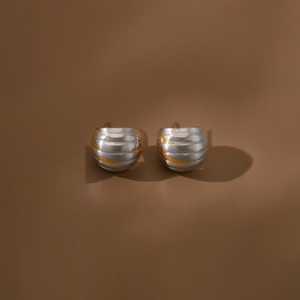 Fine Geometric Hoop <b>Earrings</b> 316L Stainless Steel PVD Gold Plating Sustainable Resistant Minimalist Jewelry - Product Image 3