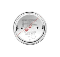 Emblèmes de coffre avant/arrière en chrome de 82 mm 74 mm pour BMW E46 E39 E38 E90 E60 Z3 Z4 X3 X5 X6 Accessoires