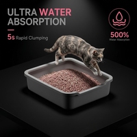 Litière pour chat naturelle de qualité supérieure, contrôle des odeurs, hautement absorbante, sans poussière, écologique, litière pour chat en bentonite