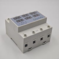 Relais de protection de tension triphasé 63A réglable sous le matériel de PC de courant alternatif 220V pour l'utilisation de SVC