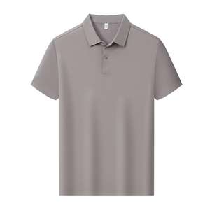 Camisa de Golf para Hombre |   Camiseta de Manga <span class=keywords><strong>Corta</strong></span> 100% Algodón Satinado Premium de 200g, Cuello de Tela Propia, Botones a Presión, Diseño Estampado a Color, Talla XL - Product Image 2