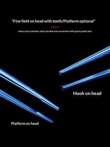 Ophthalmologische Mikro-Kornealscheren aus Titanlegierung, Mikrochirurgisches Instrumentenset, chirurgische Nadelhalter und Zangen im Etui - Product Image 5