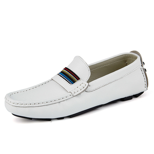 รองเท้าขับรถหนังแท้แบบสวมสำหรับผู้ชาย รองเท้าโลฟเฟอร์ใส่สบาย - Product Image 2