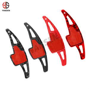 2 Piezas de Extensiones de Palanca de Cambios para Volante de ABS, Accesorios Interiores para <span class=keywords><strong>Ford</strong></span> Focus, Escape, <span class=keywords><strong>Kuga</strong></span> 2016-2020, EVOS <span class=keywords><strong>2022</strong></span> - Product Image 1