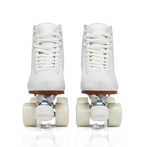 Patins à roulettes pour femmes et hommes, réglables en hauteur, roues en PU, style rétro, en daim, roulements ABEC-11, roues antidérapantes pour <span class=keywords><strong>roller</strong></span> derby, pour l'extérieur - Product Image 5