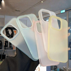 Étui de téléphone transparent mat en TPU souple, antichoc, uni, pour 16 Pro Max 13 Pro 12 11 XS-XR-X - Product Image 3