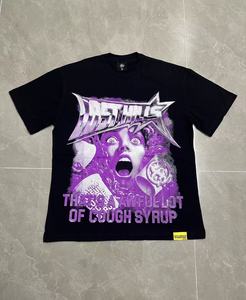 เสื้อยืดลายพิมพ์คลาสสิกคุณภาพสูง แบรนด์ดัง สแกนได้ ลายน้ำเชื่อมแก้ไอเยอะมาก สำหรับผู้ชาย แขนสั้น - Product Image 4