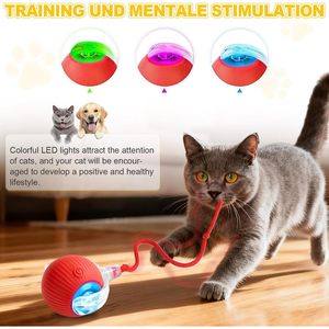 Jouet intelligent pour chat rechargeable Petayouj, balle automatique à rotation à 360 degrés pour chats d'intérieur et petits chiens - Product Image 3