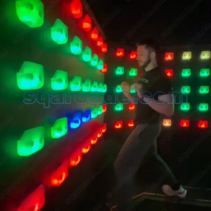 Équipement de fête intérieure Extreme Climb Light-Up <span class=keywords><strong>Escape</strong></span> Hold Jeux d'escalade interactifs pour le travail d'équipe pour les fêtes de parc de trampoline - Product Image 3