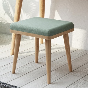 Fresh Modern Style Hot Sale Bedroom Furniture Mint Green Wooden Vanity <strong>Dressing</strong> <strong>Table</strong> <strong>Stool</strong> - Product Image 2