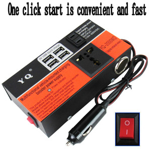 Inversor de Onda Sinusoidal Solar de 1500W para Vehículos, DC12v-24v a 220v, para Hogar y Automóvil, Frecuencia de Salida de 50Hz y 60Hz - Product Image 6