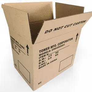 Carton personnalisé de luxe Boîte postale d'expédition de cadeau Boîte d'expédition emballage en carton de papier ondulé Boîte d'emballage en carton ondulé
