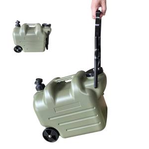 28L Leichter Kunststoff wagen Wassereimer Tragbarer Outdoor-Auto Camping Wassersp eicher behälter mit Wasserhahn - Product Image 4