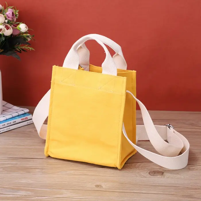 Customized Canvas Shoulder Bag Canvas Handbag With Shoulder Strap Canvas Shopping Tote Bag