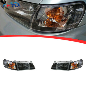 Lampe de phare de voiture en ABS noirci pour <span class=keywords><strong>Toyota</strong></span> Corolla E100 <span class=keywords><strong>LX</strong></span> EE100 XL Big Body SEG 100 DX AE101 AE102 GLI EE101 AE103 1993-1997 - Product Image 1
