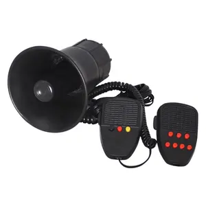 Bocina de sirena para coche y barco, bocina con sonido de 150db, 12V, CC, 30W, 3, 5 o 7 colores