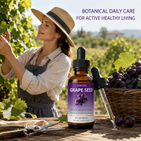 Extrait de pépins de raisin OEM Botanical Nutrition 60 mL en flacon compte-gouttes, complément alimentaire liquide quotidien pour adultes