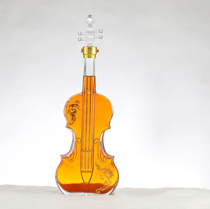 Decanter in Vetro a Forma di Violino <span class=keywords><strong>da</strong></span> 1000 ML per Amanti della Musica, Appassionati di Violino e Musicisti, per Whisky, Scotch, Liquori e Vino - Product Image 2