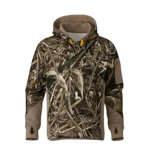 Ropa de caza de alta calidad Realtree de camuflaje de alta calidad, Sudadera con capucha polar