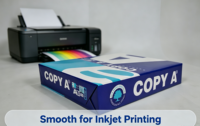 Papier copie blanc A4 70g/m² 75g/m² 80g/m² 500 feuilles Papier d'impression pour bureau, école, entreprise