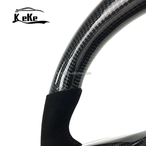 Volante in Fibra di Carbonio per <span class=keywords><strong>Jaguar</strong></span> <span class=keywords><strong>F</strong></span> TYPE XE XF <span class=keywords><strong>F</strong></span> <span class=keywords><strong>PACE</strong></span> E <span class=keywords><strong>PACE</strong></span> 2015-2025, Fondo Piatto, Upgrade Interni Sportivi - Product Image 5