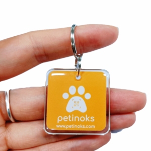 Porte-clés NFC en époxy personnalisé avec logo 13,56 MHz, porte-clés intelligent NFC pour les réseaux sociaux, Instagram, WhatsApp, TikTok, <span class=keywords><strong>YouTube</strong></span> - Product Image 5