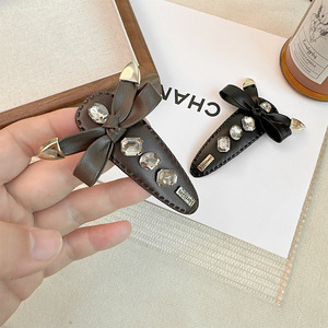 Pinza para el Cabello Elegante y Moderna con Lazo y Diamantes de Imitación, Hecha a Mano, para Mujer, Accesorios para el Cabello para Fiestas - Product Image 2
