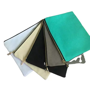 Tốt Nhất Bán Chất Lượng Tùy Chỉnh In Ấn Dây Kéo Bông Vải Mỹ Phẩm Túi Zip <span class=keywords><strong>Pouch</strong></span> Make Up Túi Du Lịch Mini Trang Điểm Túi - Product Image 5