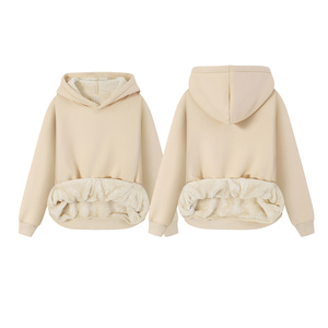 Ropa <span class=keywords><strong>de</strong></span> calle <span class=keywords><strong>de</strong></span> alta calidad, sudaderas en blanco <span class=keywords><strong>de</strong></span> lana <span class=keywords><strong>de</strong></span> peso pesado para mujer, sudaderas con capucha, jersey <span class=keywords><strong>de</strong></span> gran tamaño, <span class=keywords><strong>sudadera</strong></span> con capucha para mujer - Product Image 1