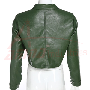 Veste courte en cuir pour femmes, fabriqué au Pakistan, meilleure vente - Product Image 2